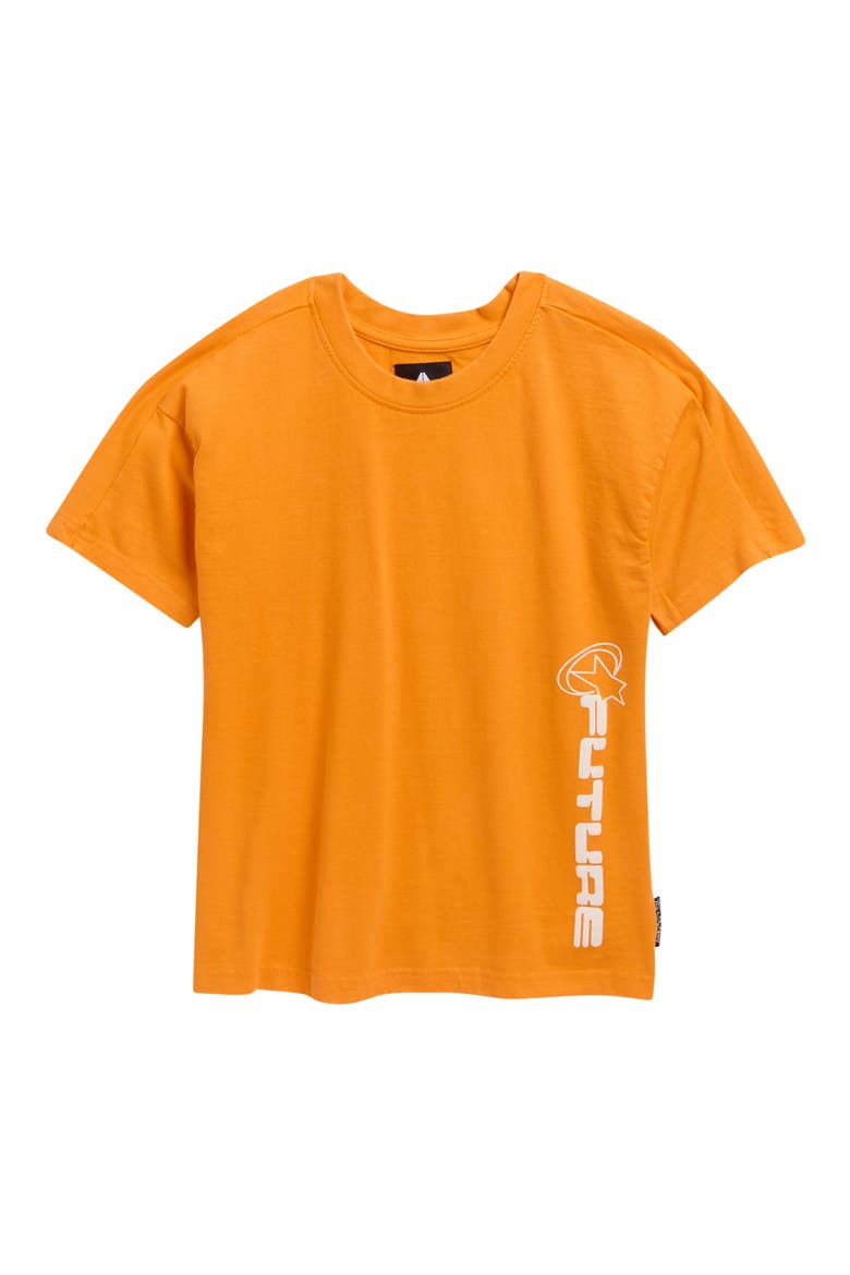 Kids' Travis Graphic T-Shirt, Main, color, CARROT/ FUTURE