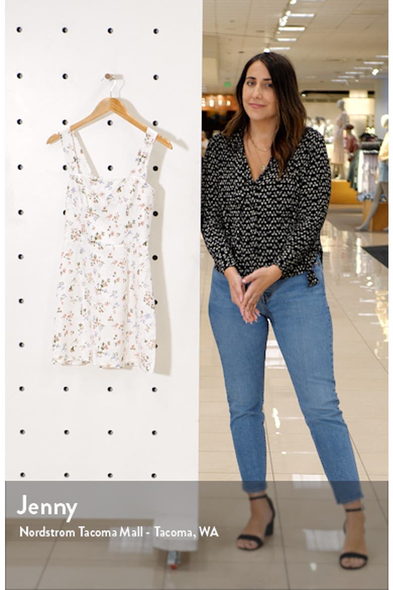 Brigitte Floral Sheath Minidress video