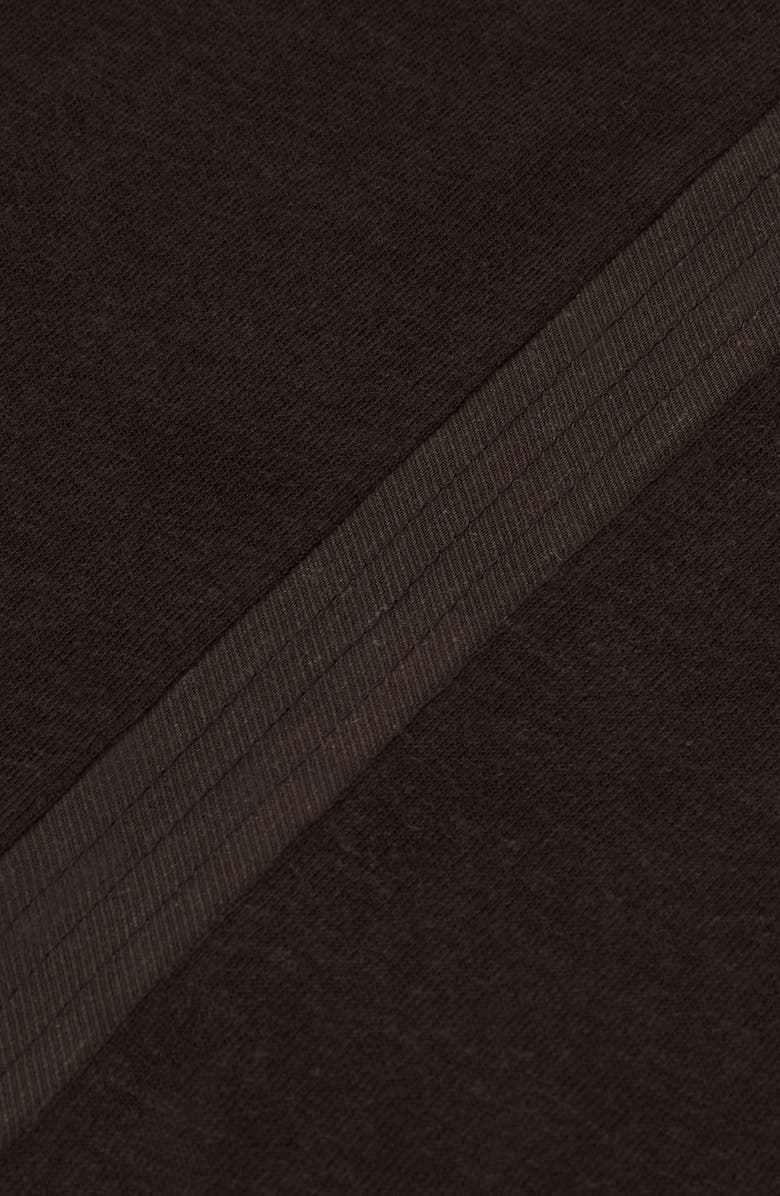 Reiss Lola Linen T-Shirt, Alternate, color, Chocolate Brown