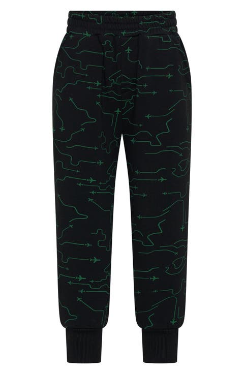 Kids' Inflight Print Cotton Joggers (Toddler & Little Kid)