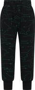 TINY TRIBE Kids' Inflight Print Cotton Joggers