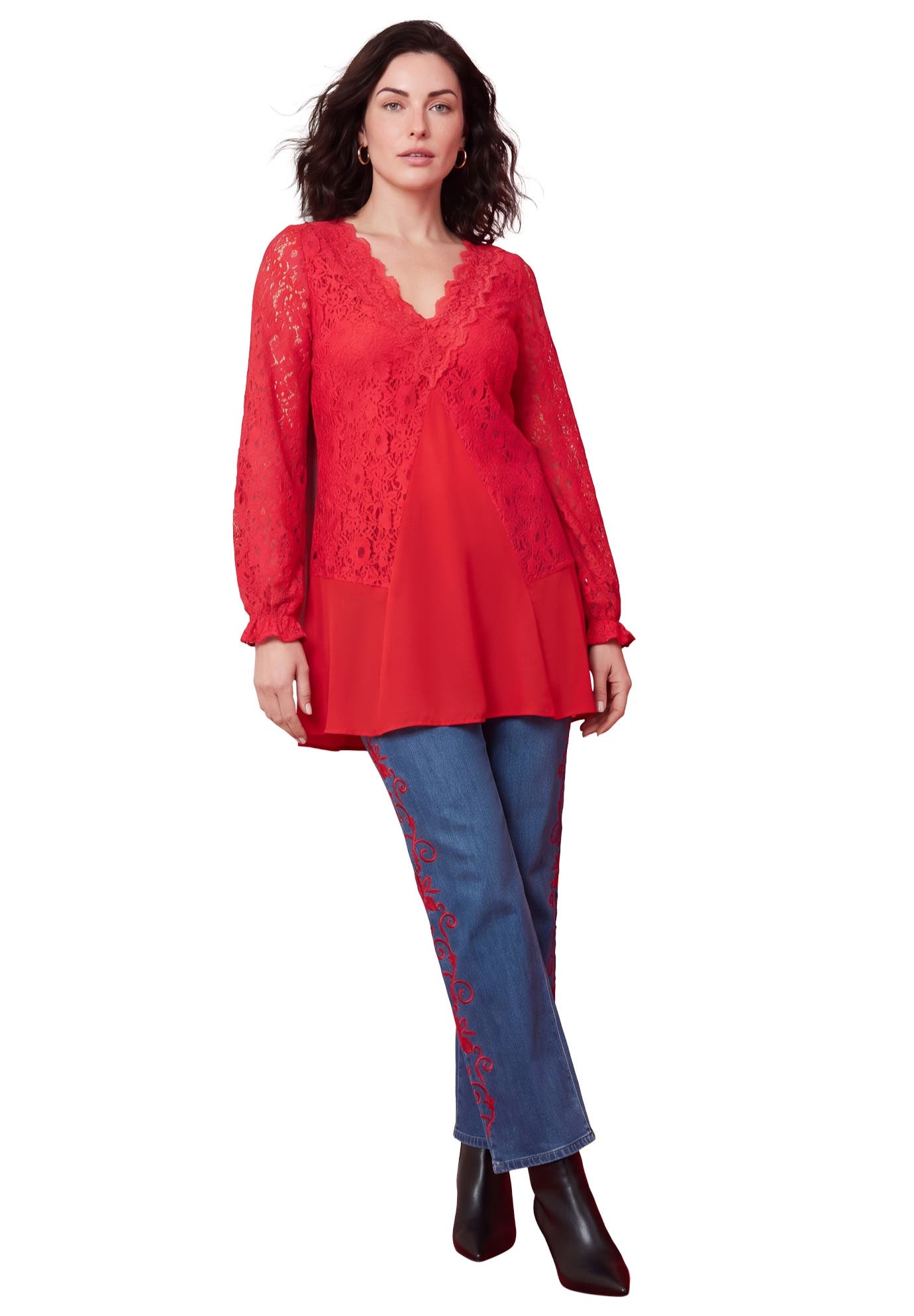 selected VIVID RED