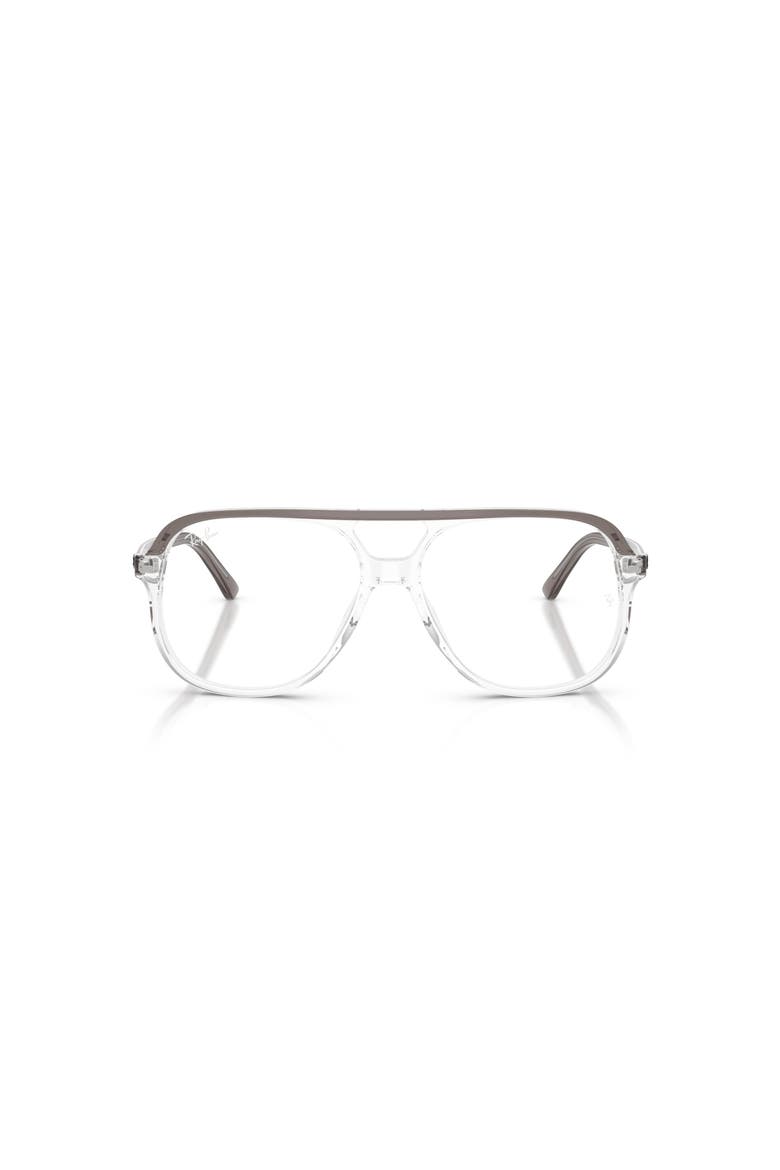 56mm Square optical glasses, Alternate, color, Grey