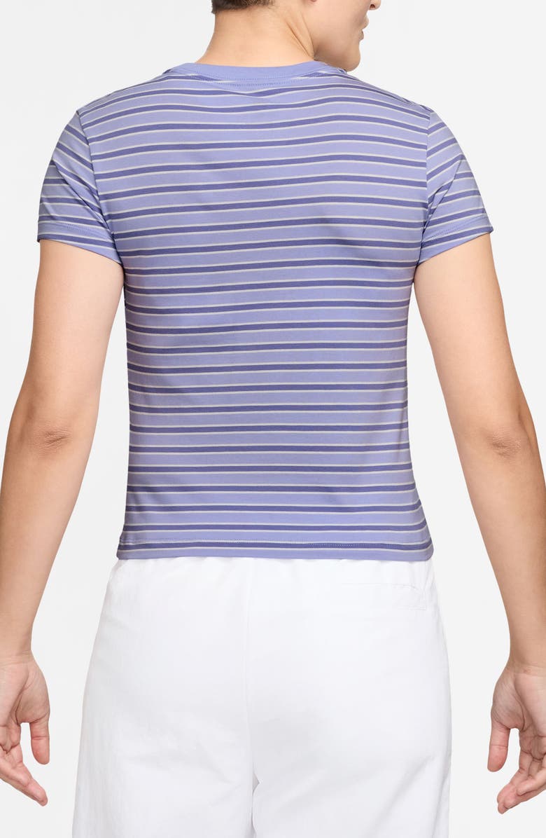 Nike Sportswear Stripe T-Shirt, Alternate, color, Lilac Ice
