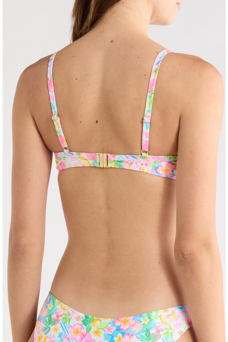 Double Ruffle Underwire Bikini Top, Alternate, color, SUMMER DAYDREAMS