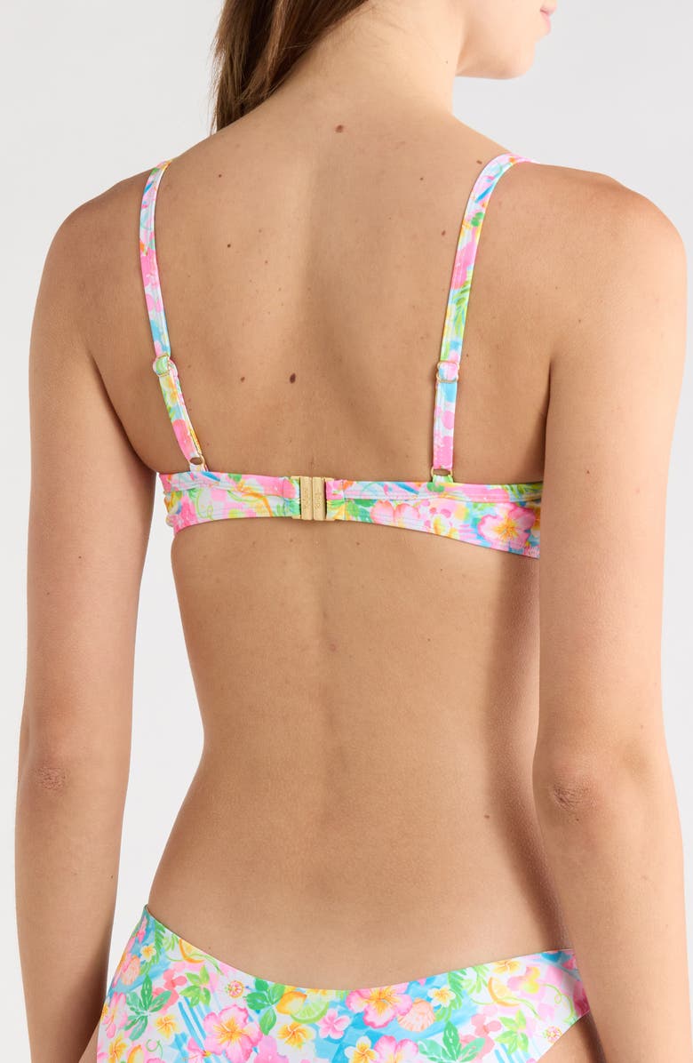 Kulani Kinis Double Ruffle Underwire Bikini Top, Alternate, color, Summer Daydreams