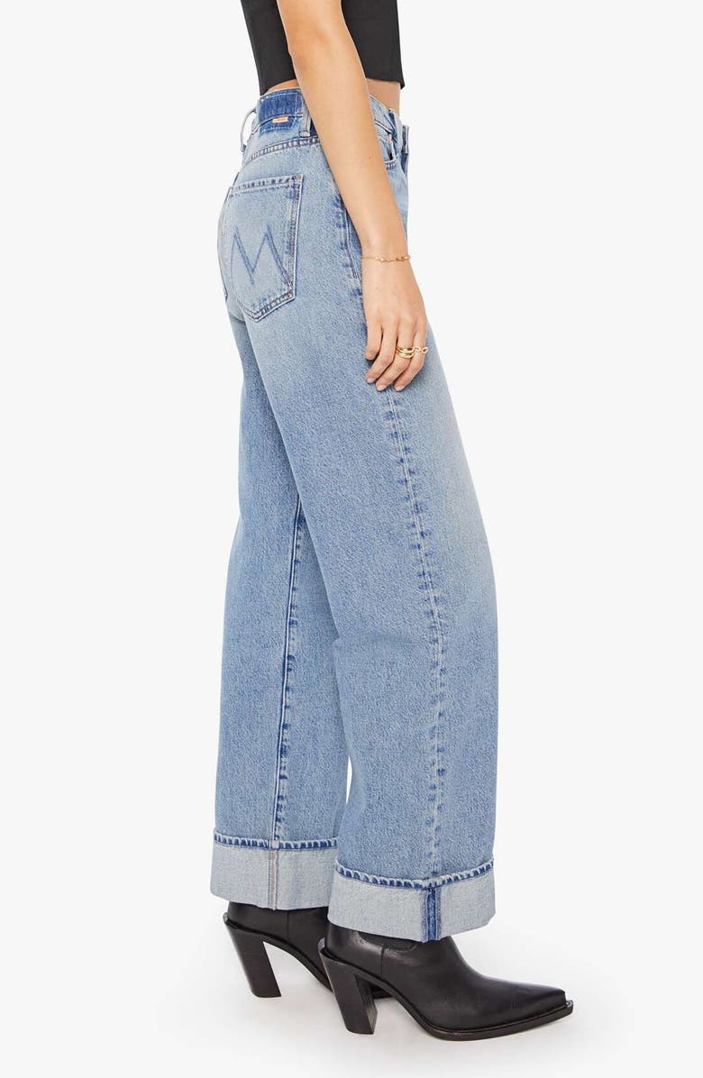 The Dodger Skimp High Waist Cuffed Hem Wide Leg Jeans