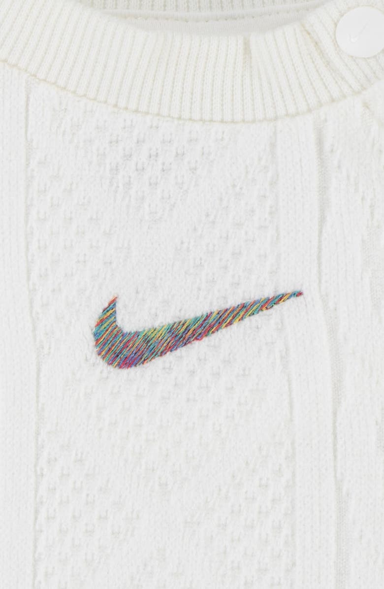 Nike Readyset Cabled Knit Romper, Alternate, color, 