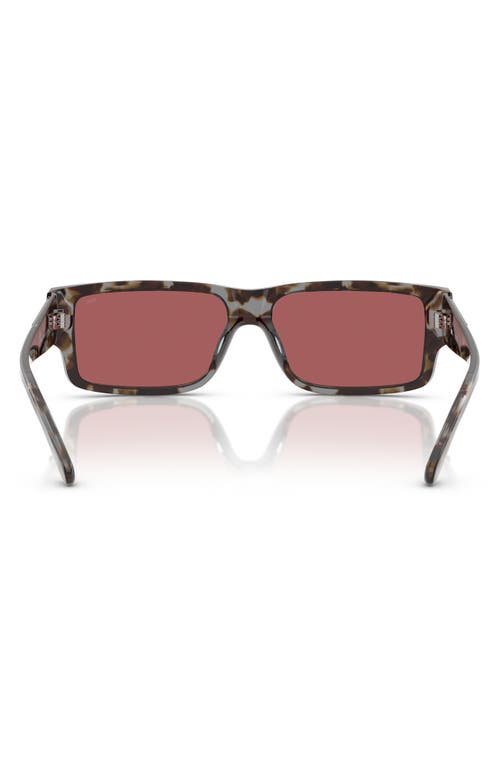 Diesel ® 57mm Rectangular Sunglasses