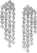 Nadri Sunshower Crystal Cascade Drop Earrings