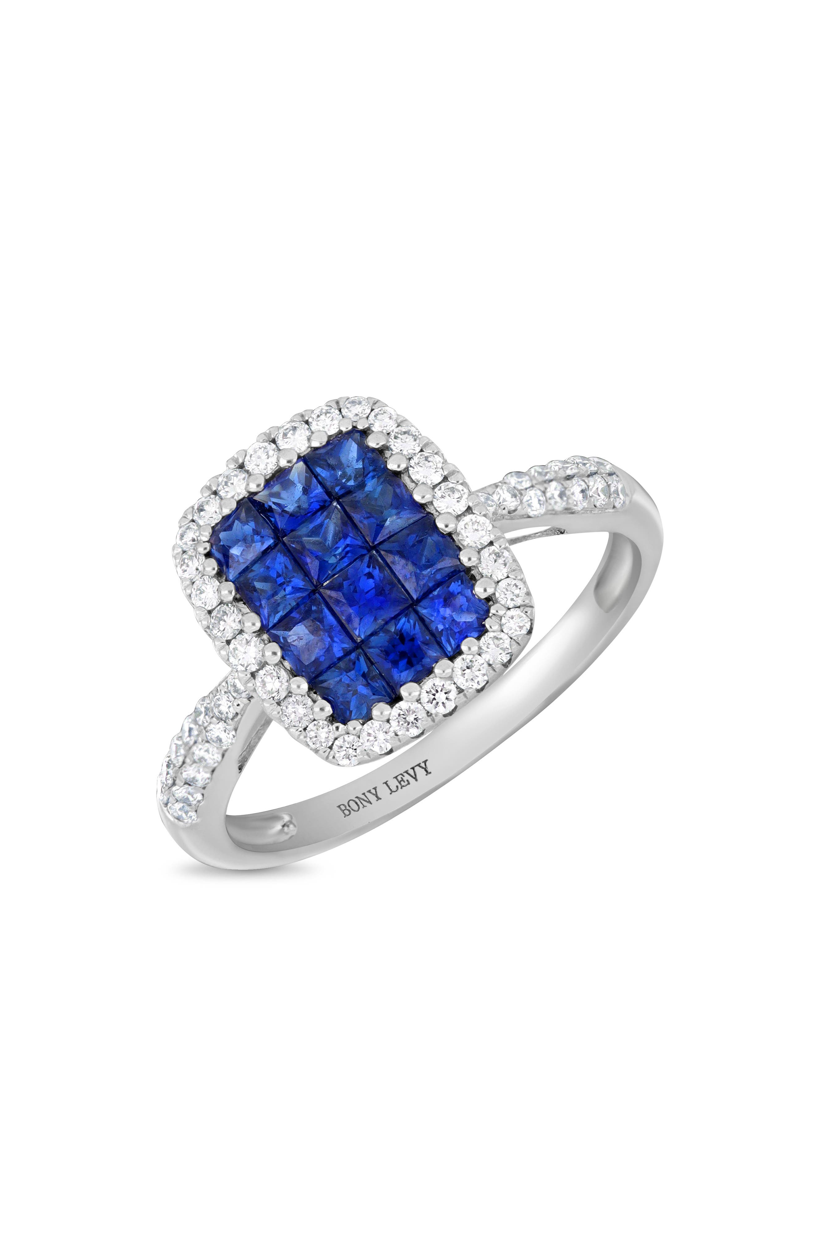Bony Levy El Mar Diamond & Blue Sapphire Ring