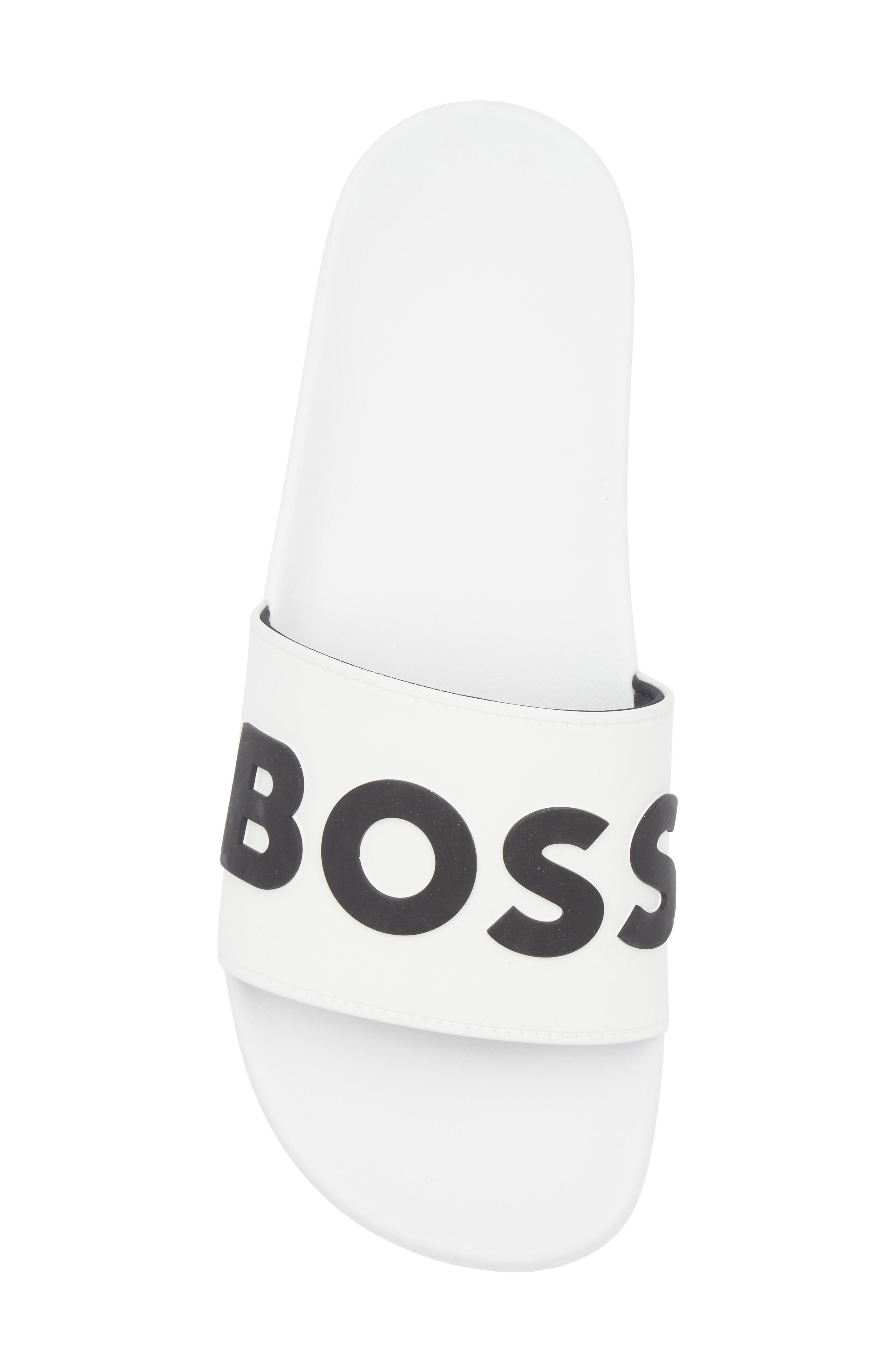 BOSS Kirk Slide Sandal, Alternate, color, White