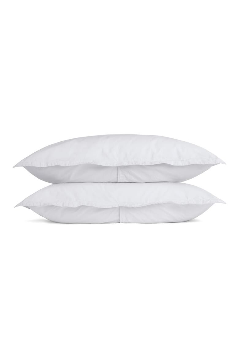 Soft Luxe Set of 2 Organic Cotton Shams, Main, color, WHITE