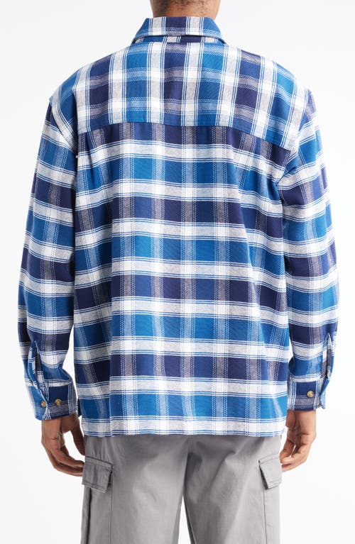 OBEY OBEY BIGWIG HUGO CHECK COTTON FLANNEL BUTTON-UP SHIRT 