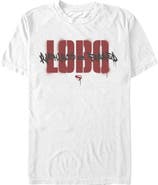 Supergirl Men's Supergirl Lobo Spray Logo Graphic T-Shirt