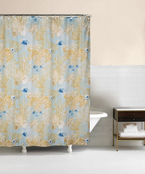 Belmont Reef Bathroom Shower Curtain 72"