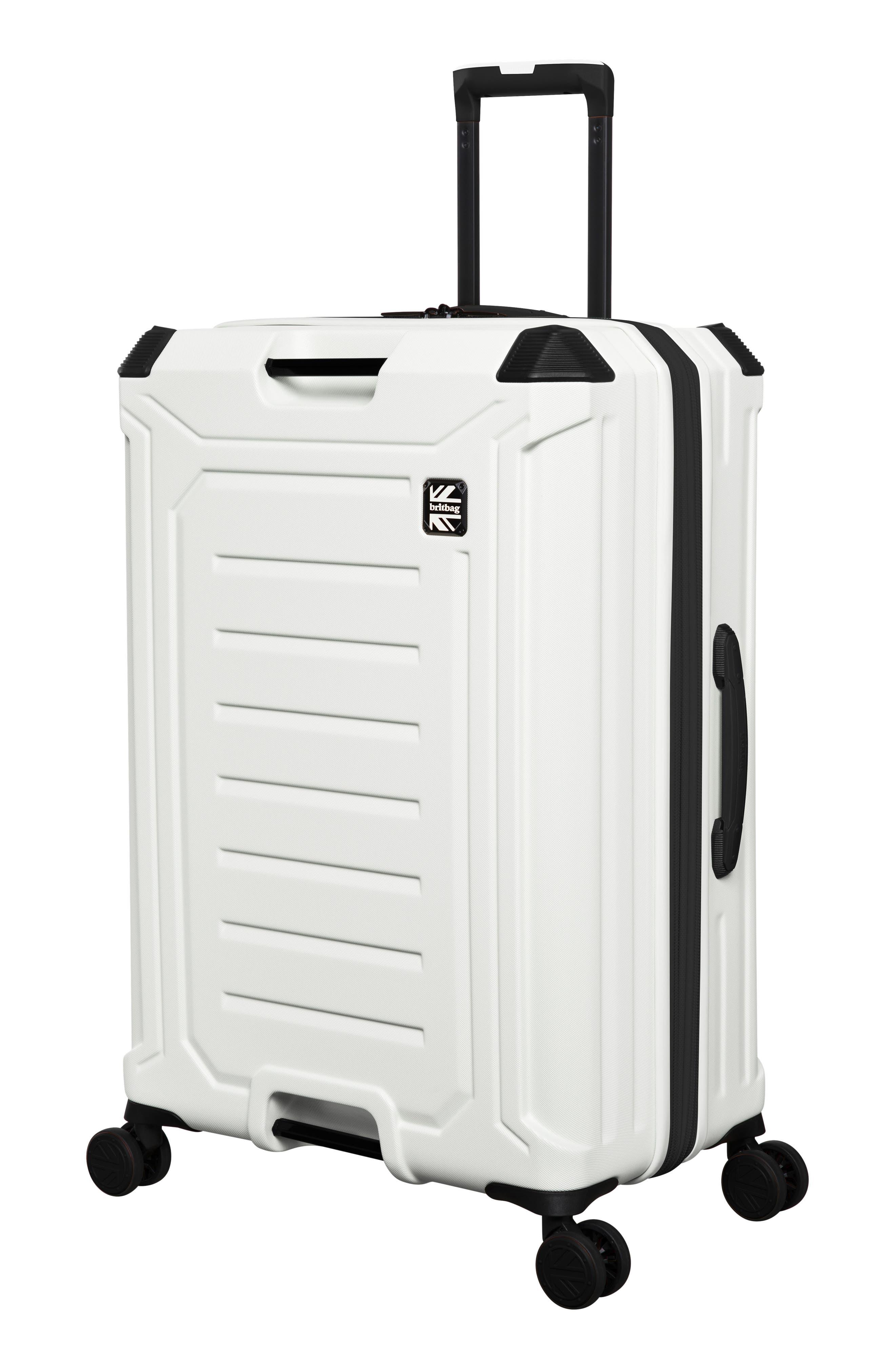 Britbag Stonesfields 27-Inch Hardside Spinner Luggage, Alternate, color, White