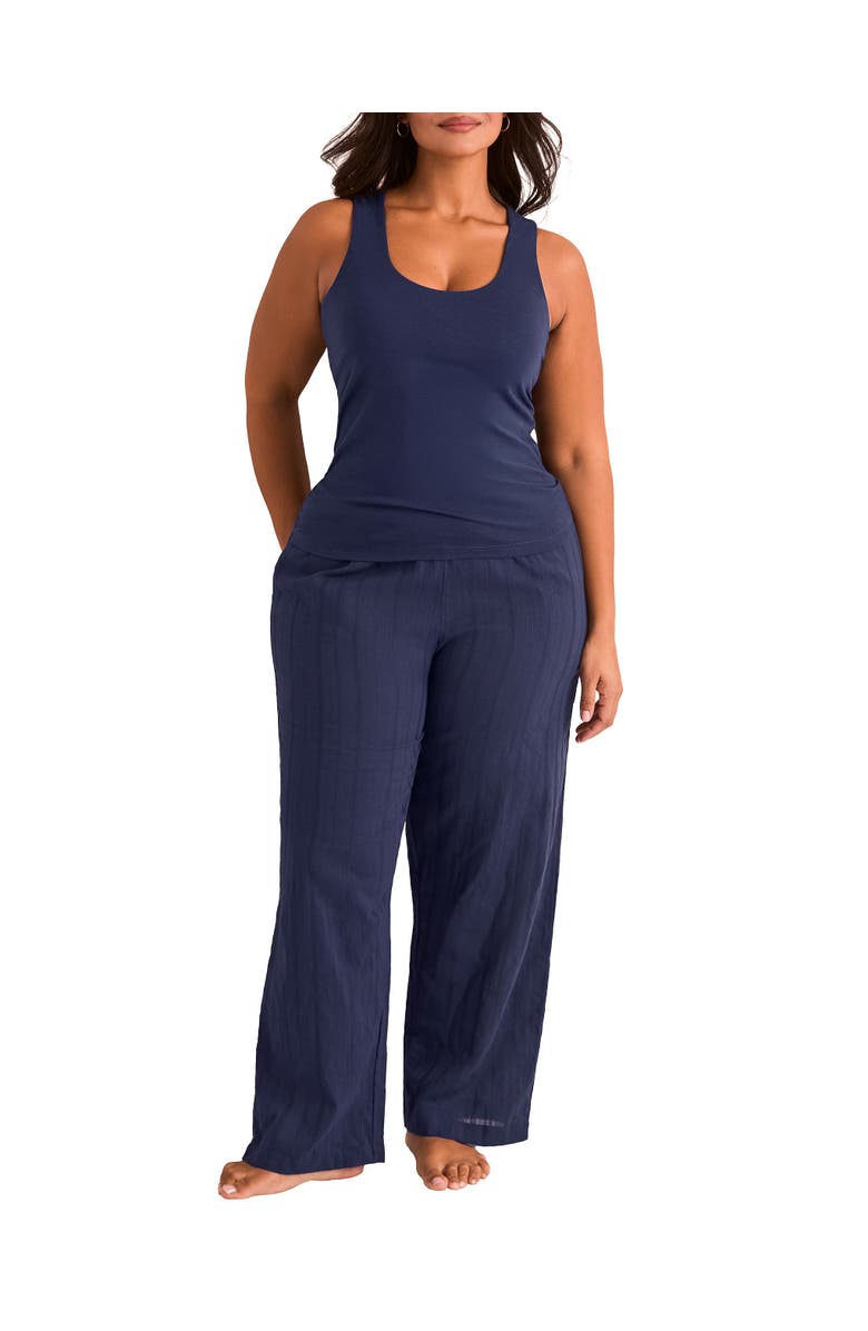 Adore Me Kirsten Pajama Set, Main, color, Dark Blue