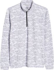 Cutter 
Buck Traverse Camo Quarter Zip Pullover