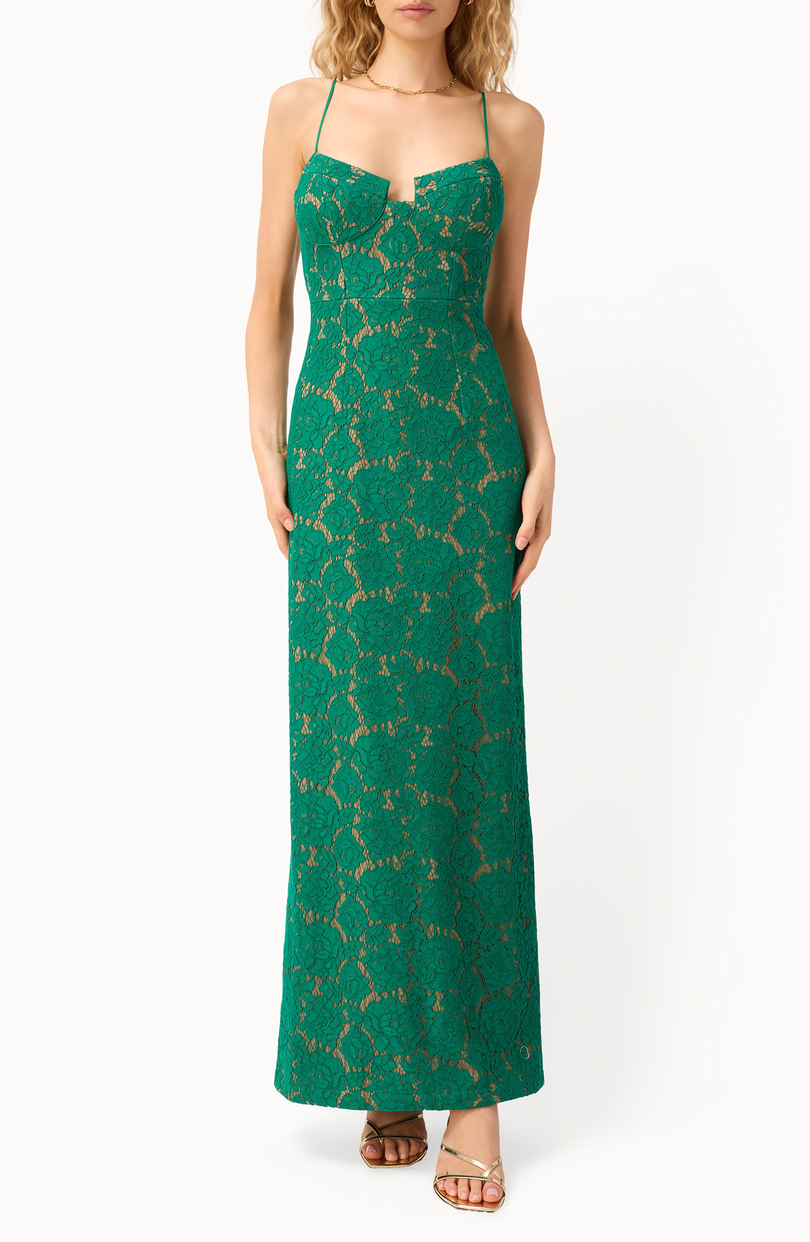 Rosaria Lace Gown - image 3