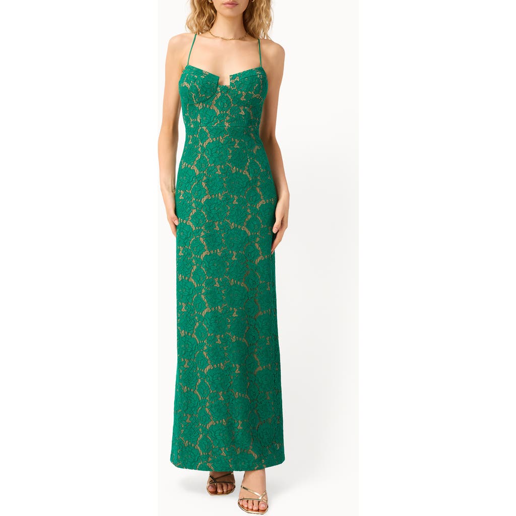 Cami Nyc Rosaria Lace Gown In Green