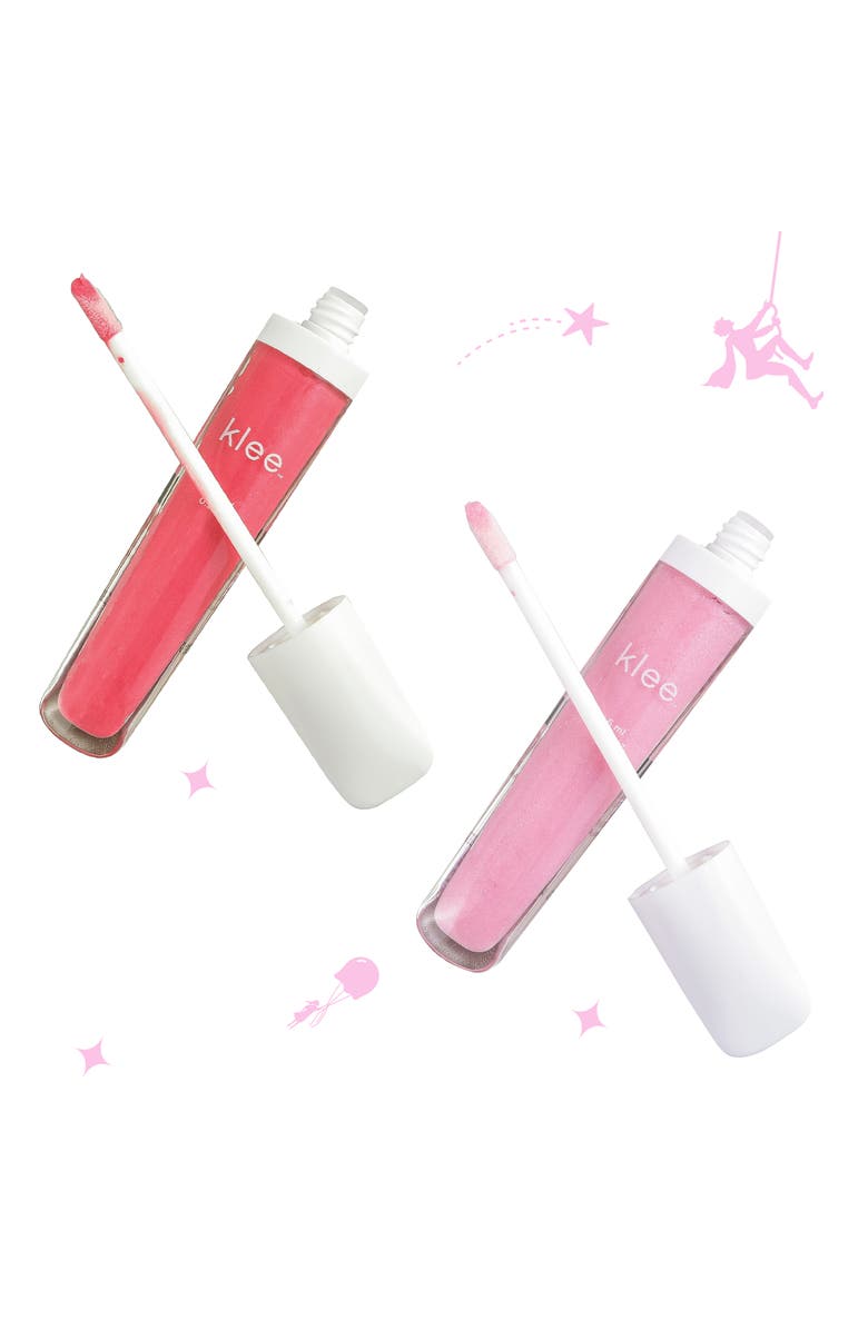 Klee Naturals Tahoe Interlude and Aspen Rhythm - Kids' Tinted Lip Gloss Bundle, Alternate, color, Pink