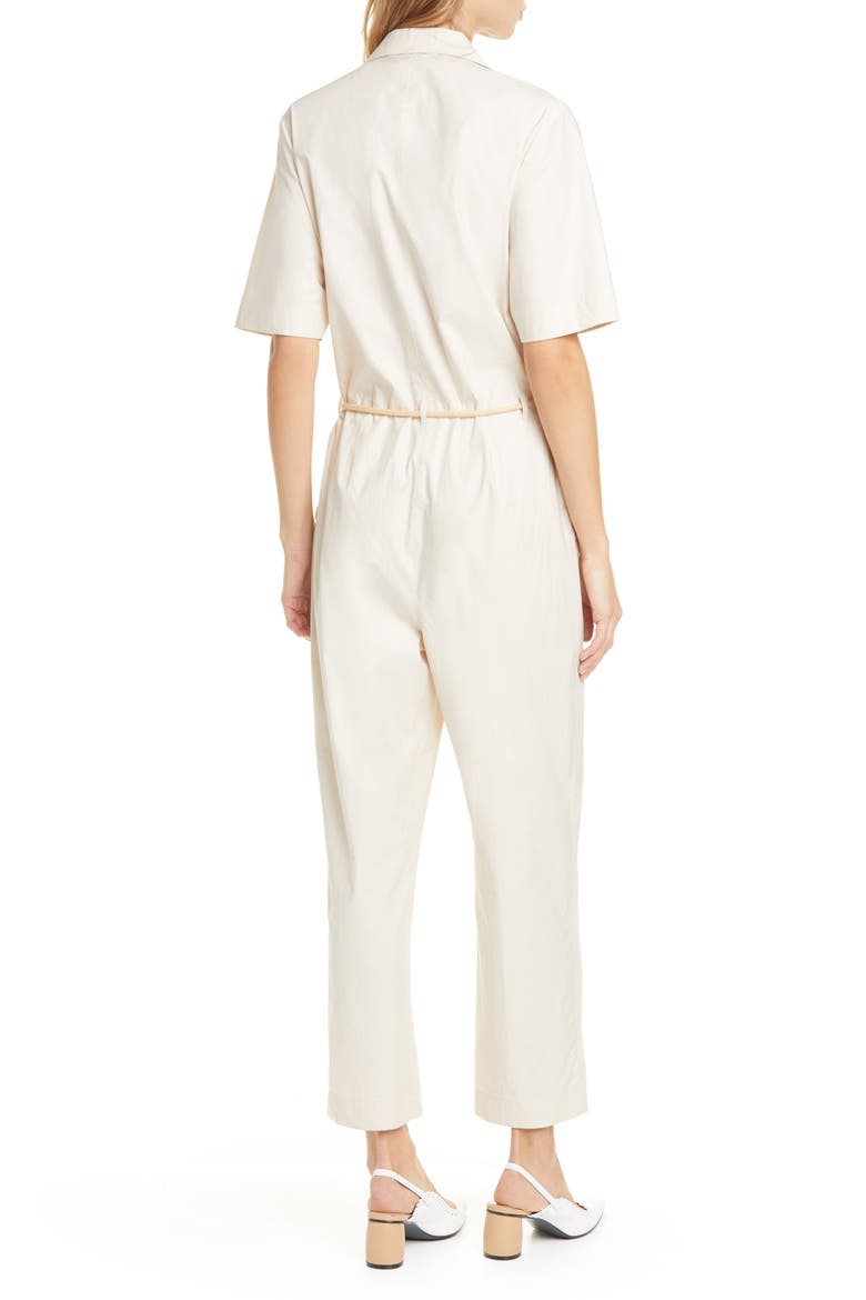 Zuni Organic Cotton Jumpsuit, Alternate, color, OFF-WHITE