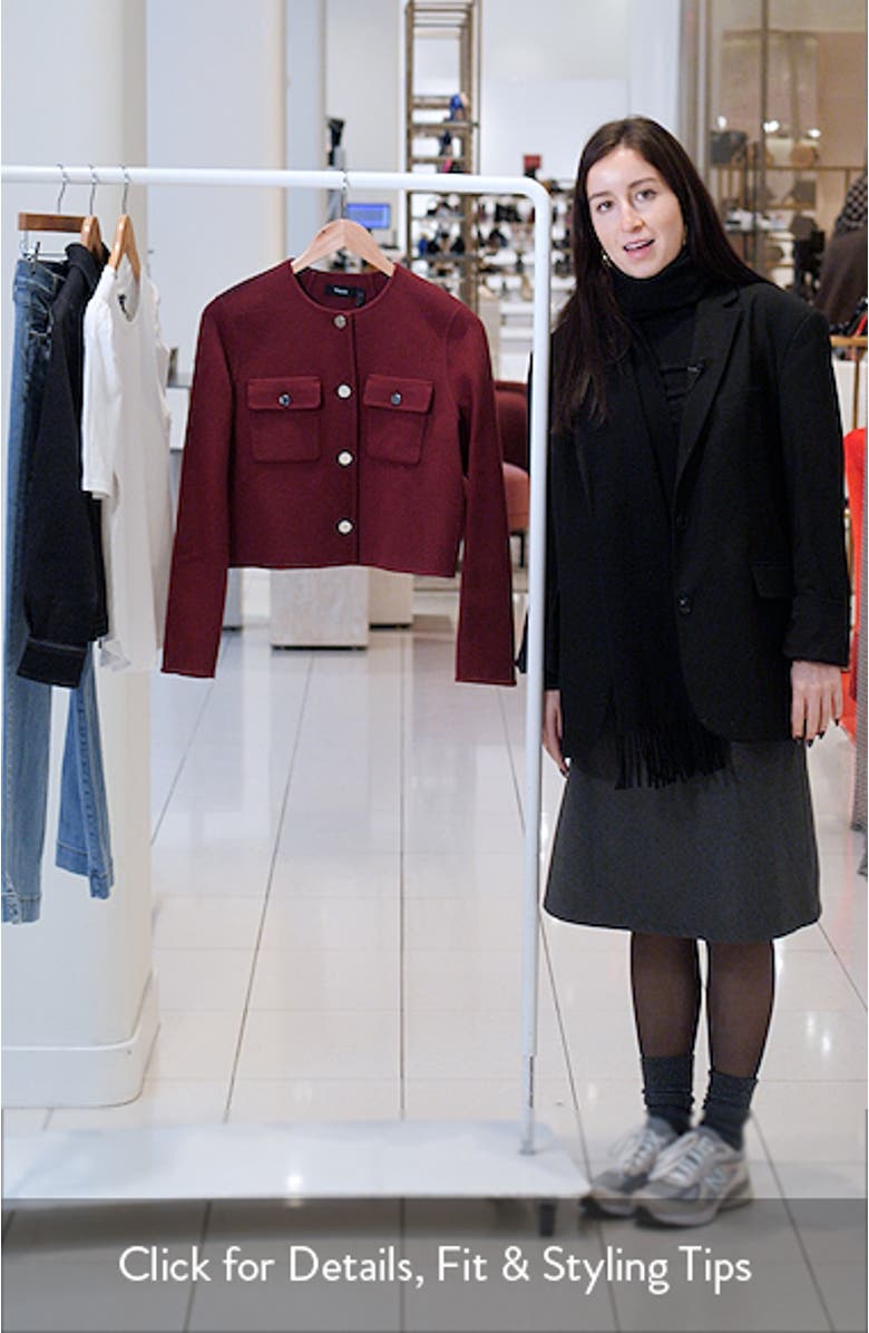 Wool & Cashmere Crop Jacket, sales video thumbnail