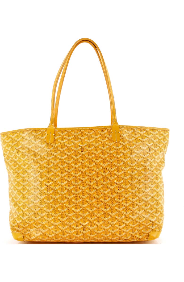Pre-Owned Goyard Artois Tote Coated Canvas MM, Main, color, Yellow