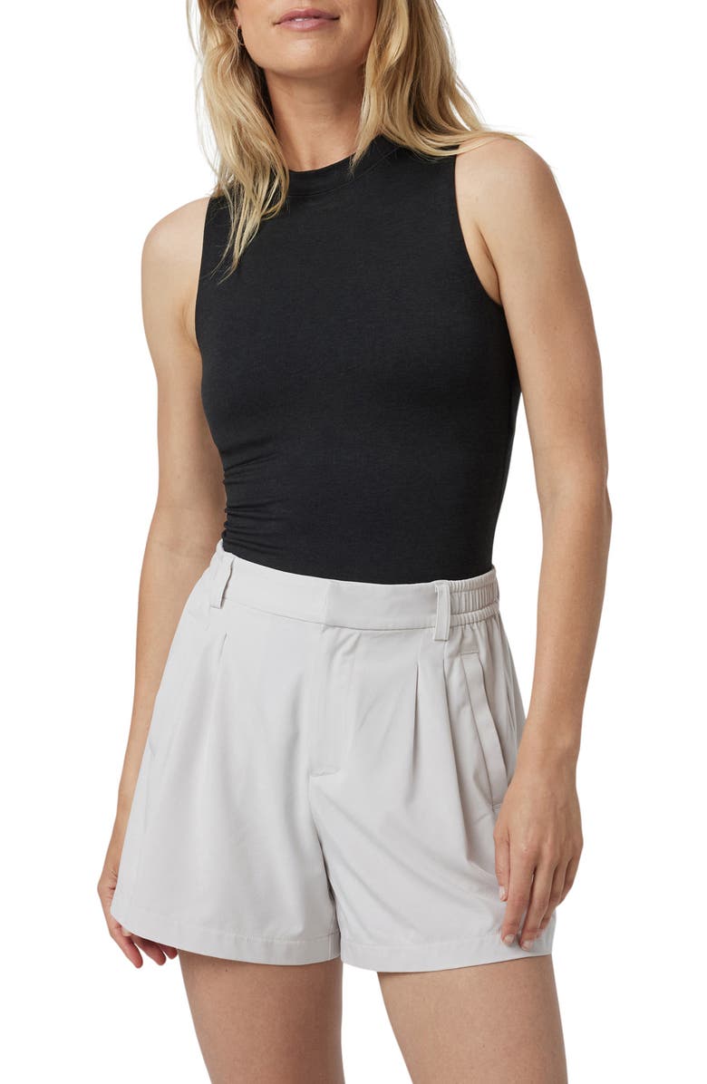 Vuori Halo Mock Neck Sleeveless Bodysuit, Main, color, 