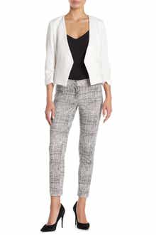 Amanda & Chelsea Amanda Comfort Waist Sketch Print Ponte Pants
