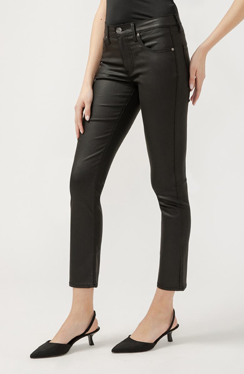 JAG Cecilia Coated Mid Rise Skinny Jeans, Alternate, color, 