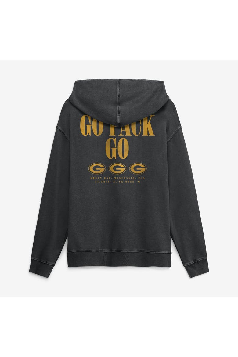 Men's Fanatics Black Green Bay Packers Relaxed Intense Rivalry French Terry Hoodie, Alternate, color, Black