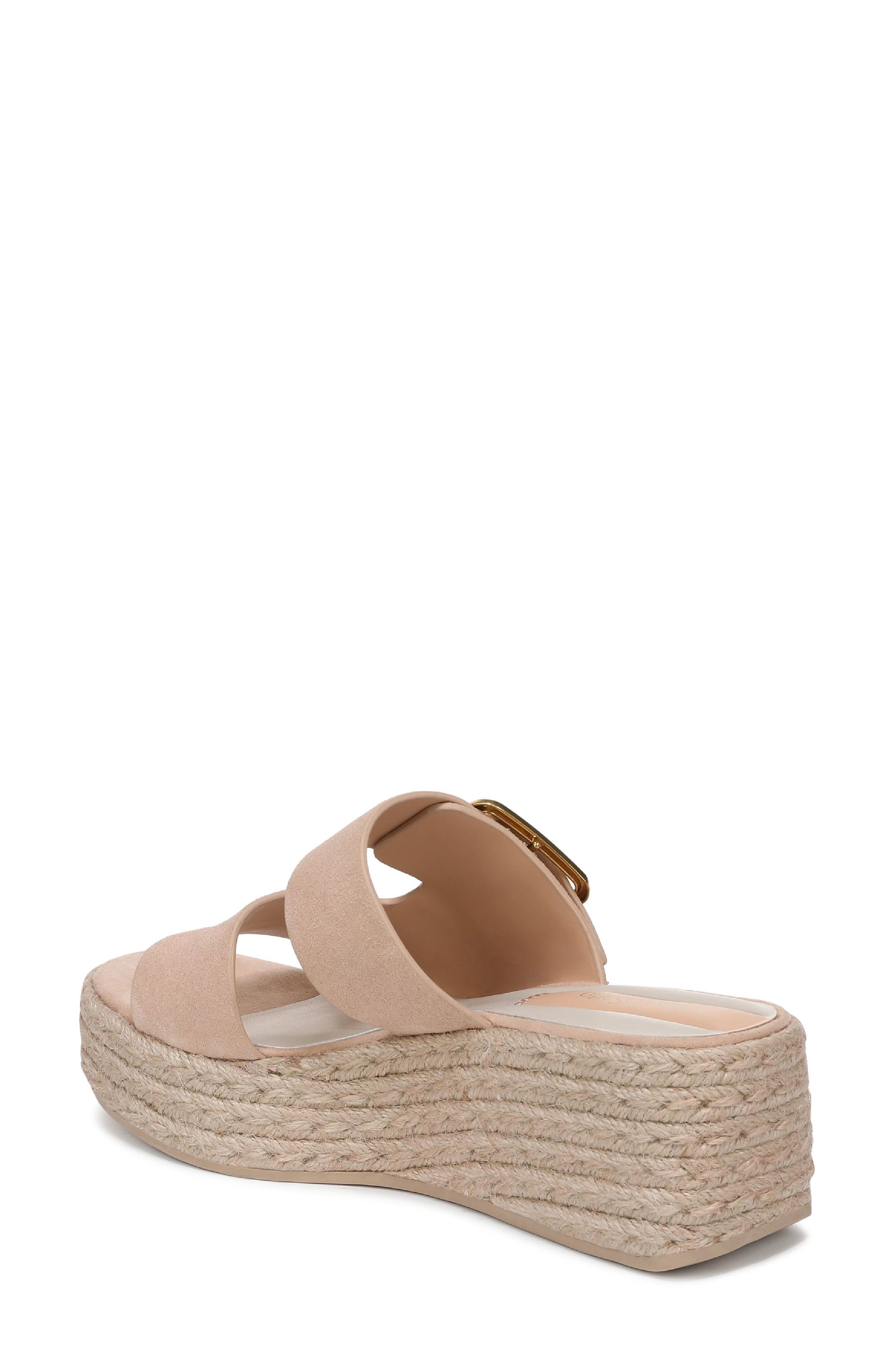 Taziana Platform Wedge Sandal, Alternate, color, PAPAYA SUEDE