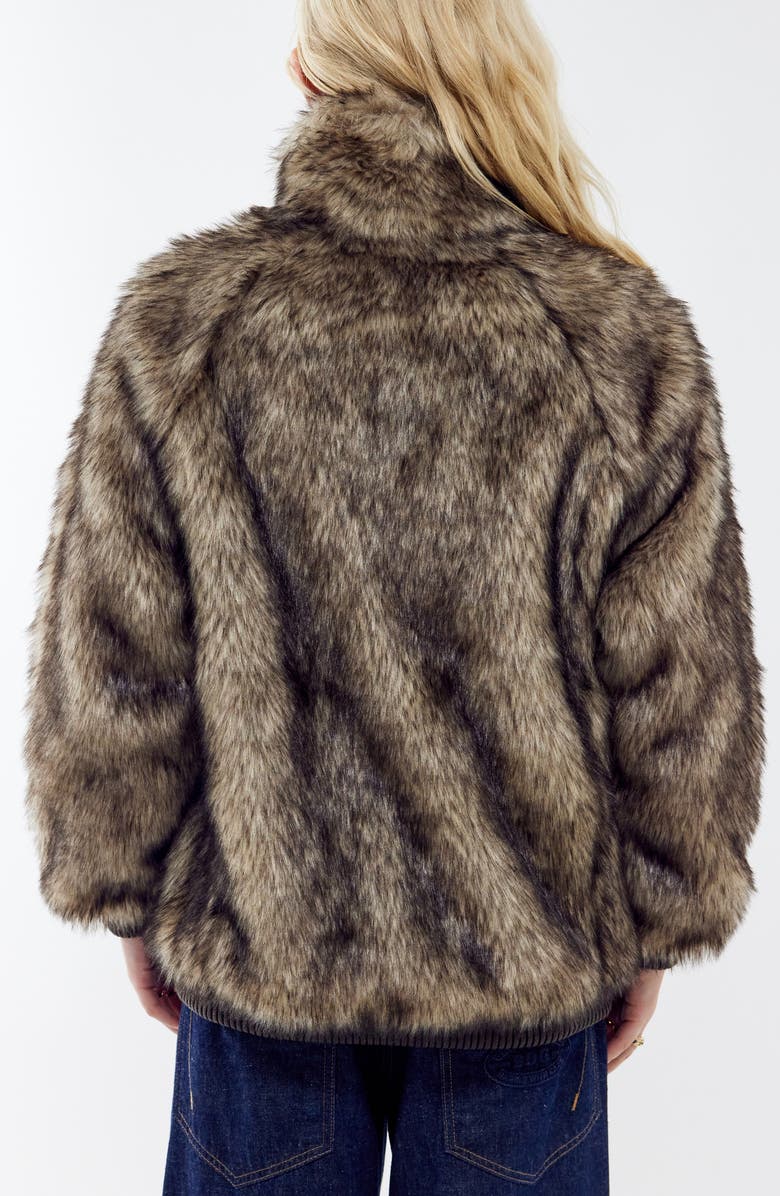 BDG Urban Outfitters Mulvey Faux Fur Jacket, Alternate, color,