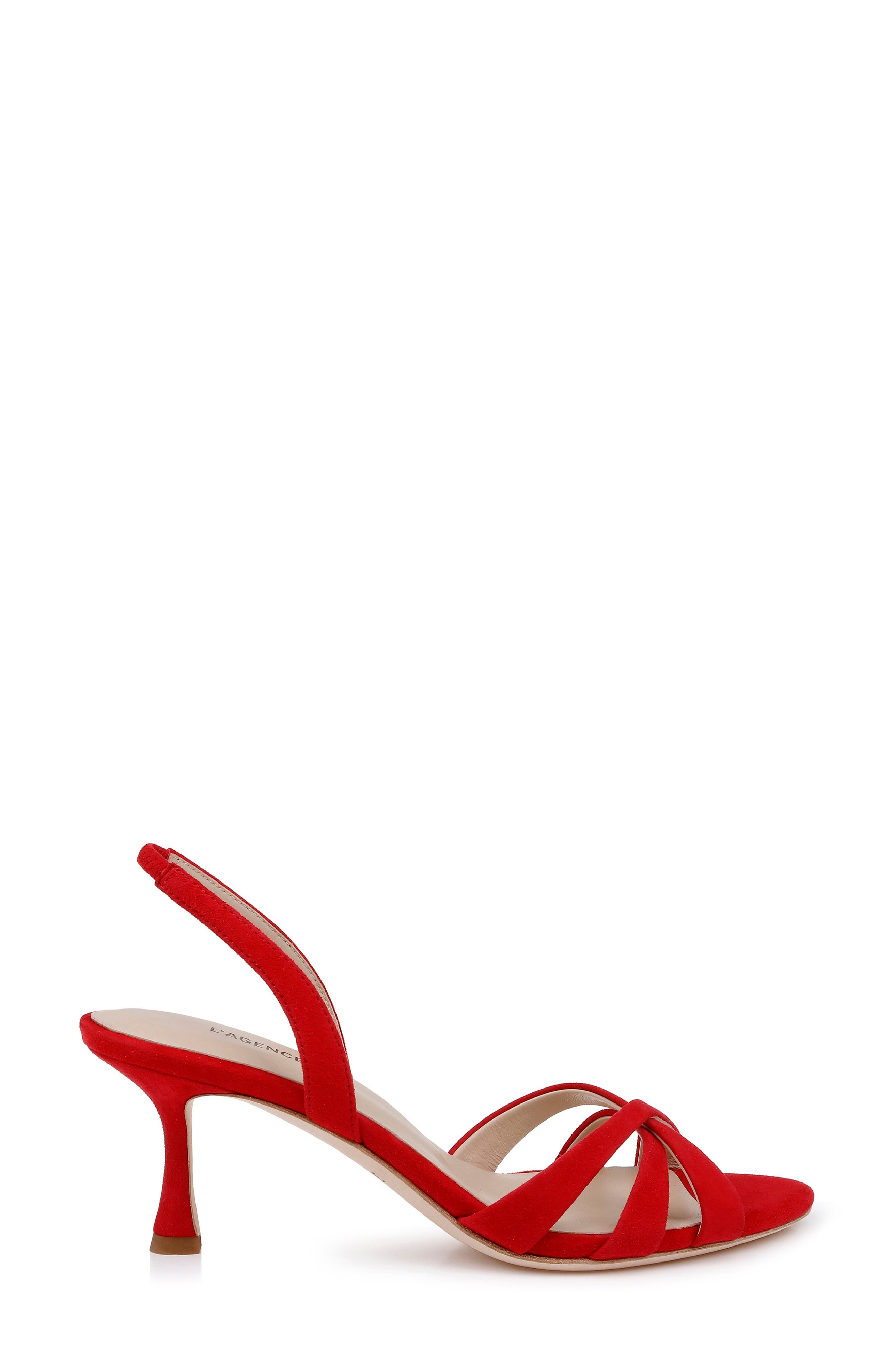 Colwill Slingback Sandal, Alternate, color, RED SUEDE