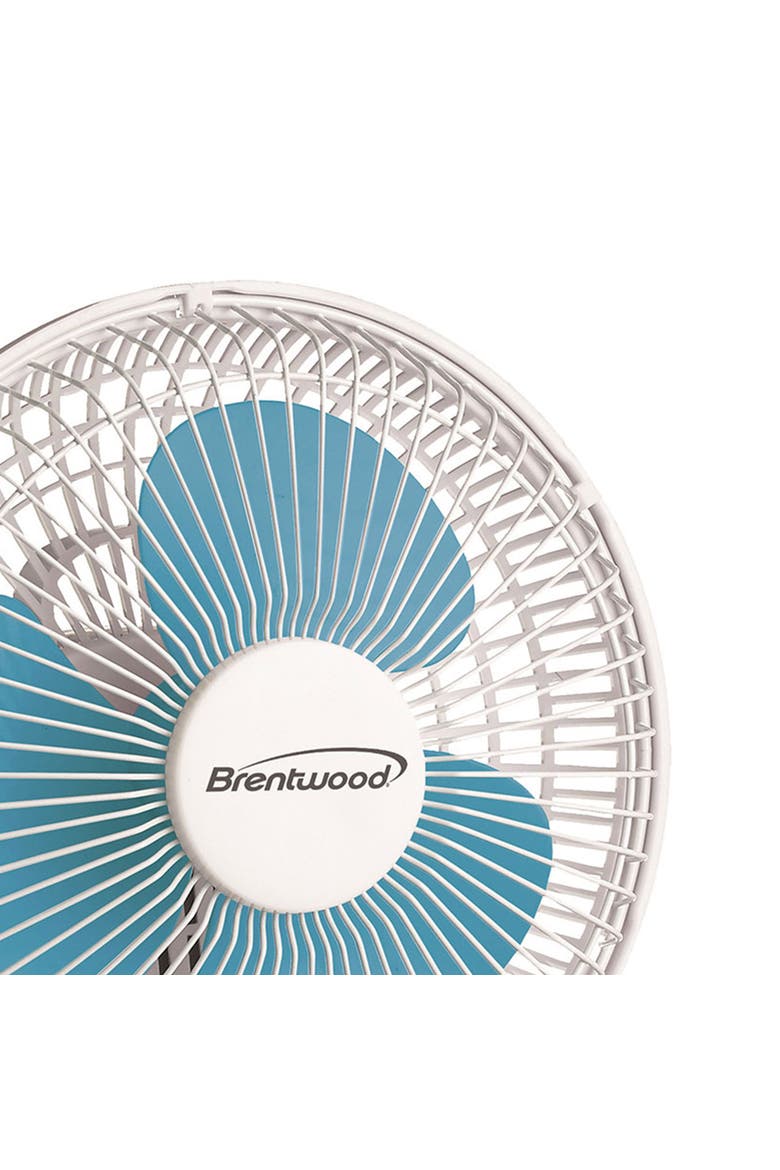 6 Inch Mini Clip On Table Fan, Alternate, color, White