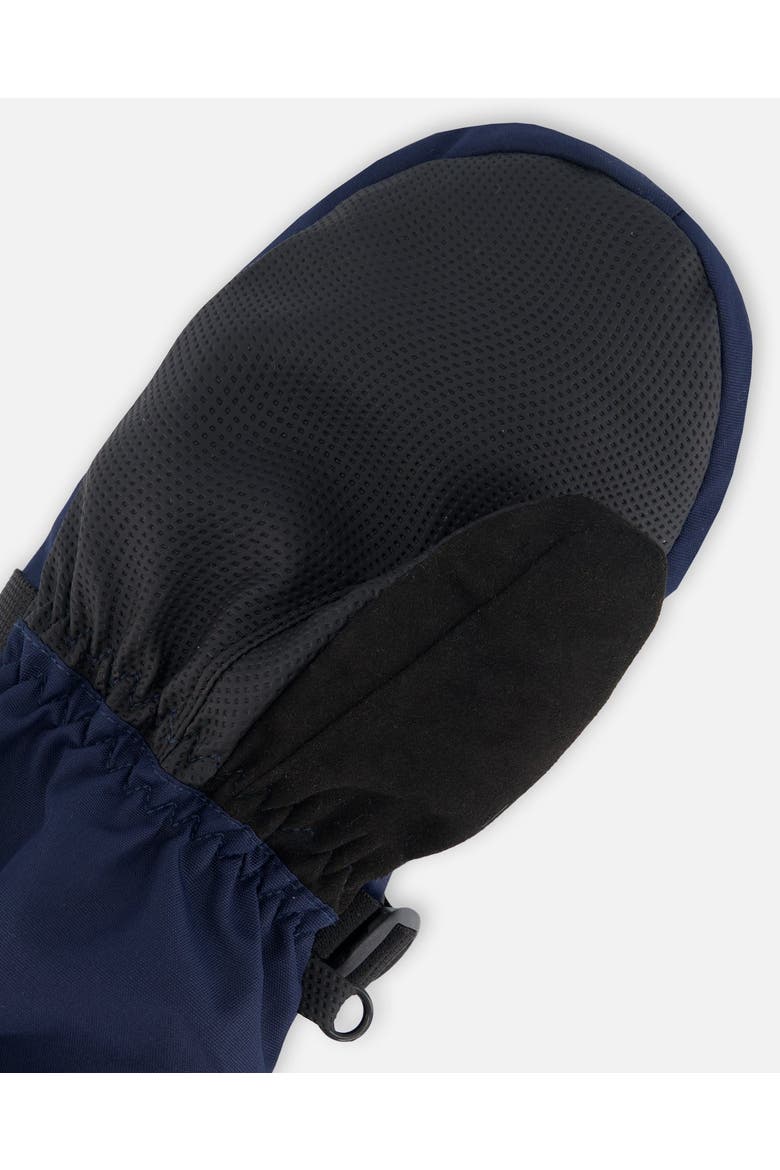 Kids Unisex Technical Mittens Navy, Alternate, color, Dress Blue