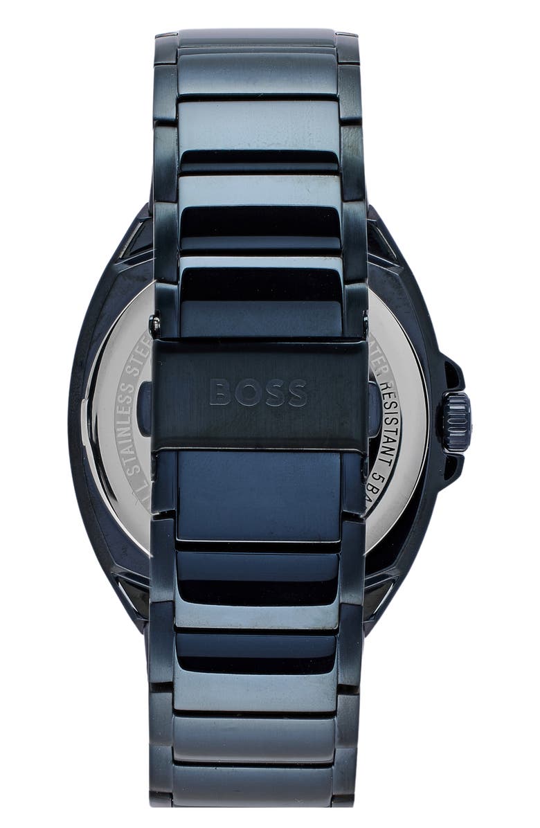 BOSS Walker Bracelet Watch, 41mm, Alternate, color, Blue Dial