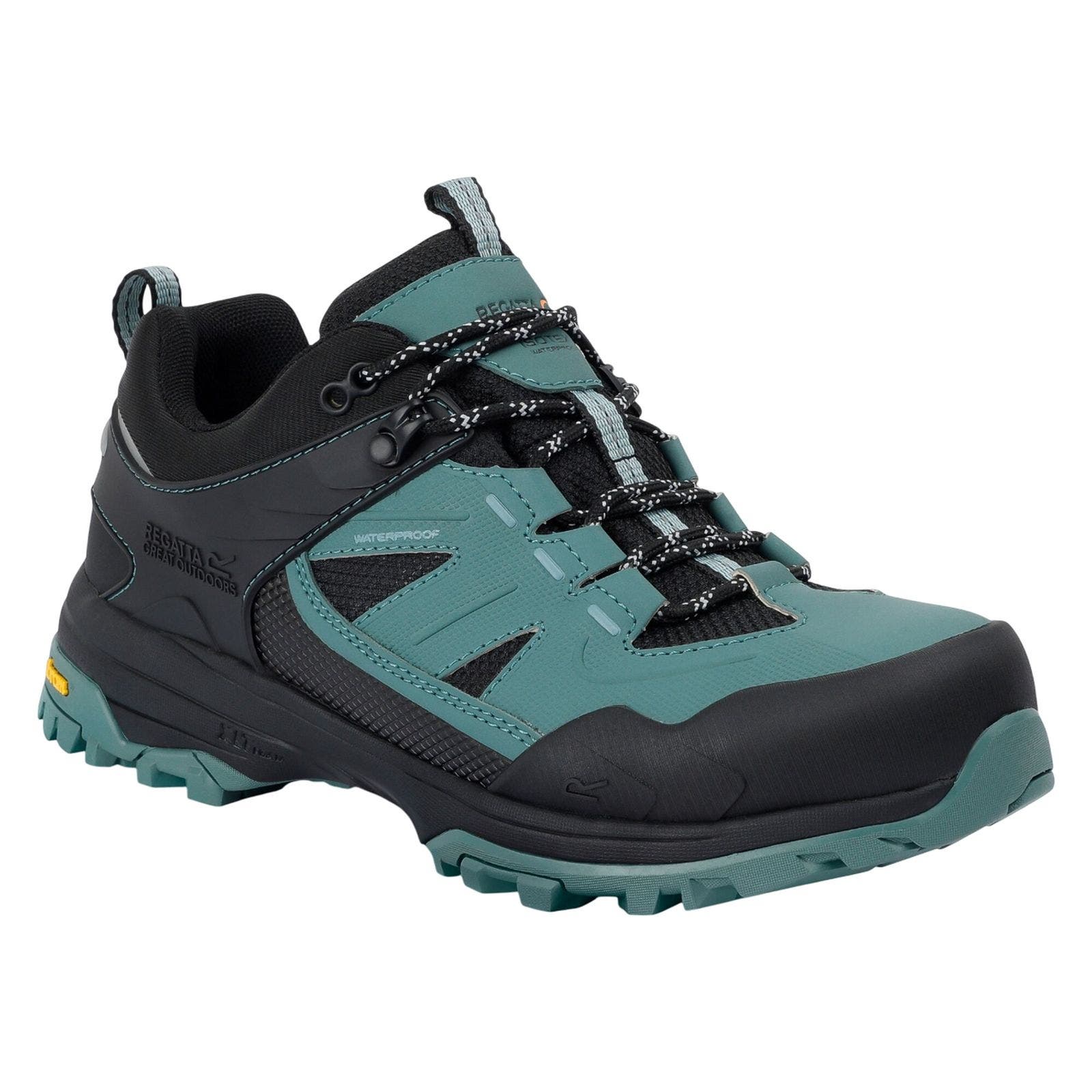 Regen Low Walking Shoes, Main, color, Spruce Green and Black