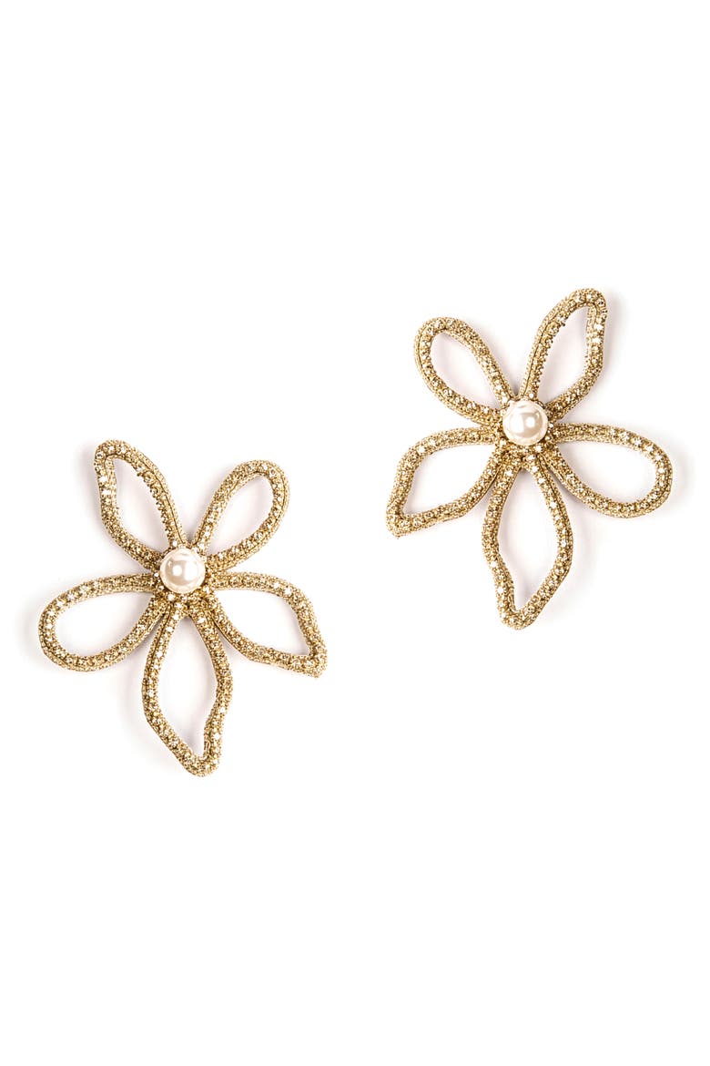 Felicity Drop Earrings, Main, color, GOLD