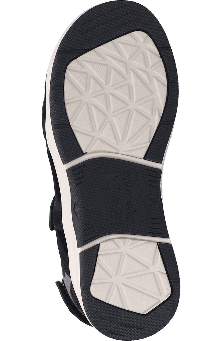 Josef Seibel Estelle 02 Platform Wedge Sandal, Alternate, color, Black Gray