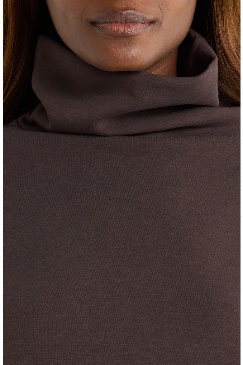 DreamGlow Mock Neck Top, Alternate, color, DARK ESPRESSO