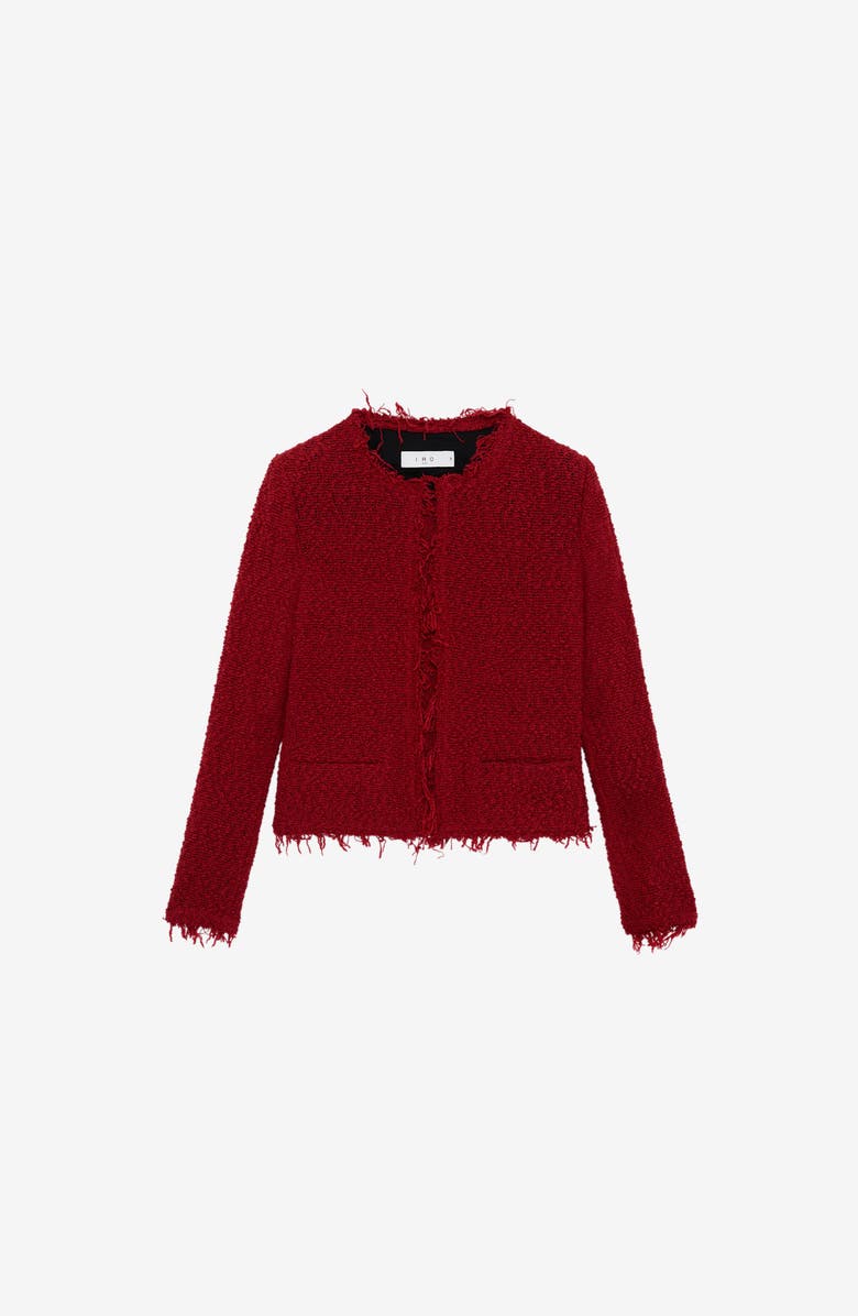 IRO Shavani Jacket, Alternate, color, Lipstick Red