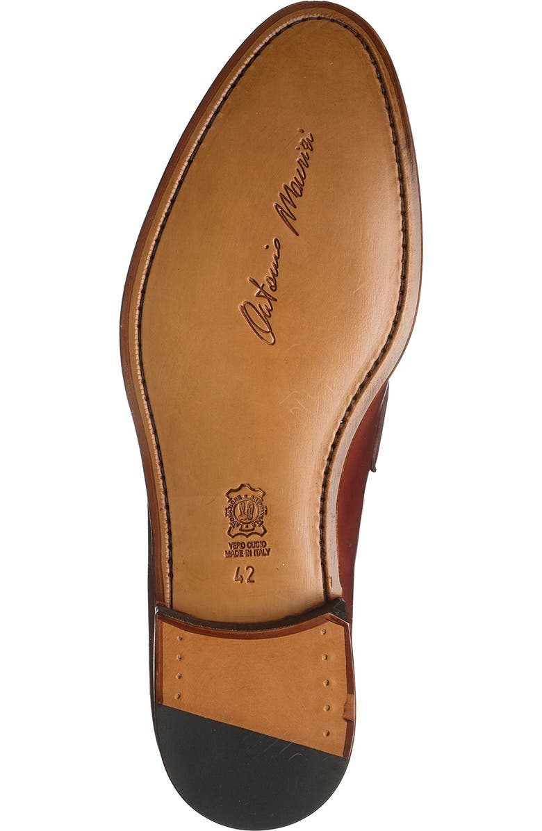 ANTONIO MAURIZI Leather Penny Loafer, Alternate, color,