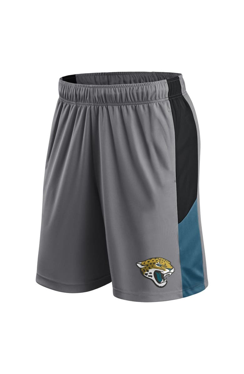 FANATICS Men's Fanatics Branded Gray Jacksonville Jaguars Primary Logo Shorts, Alternate, color, 
