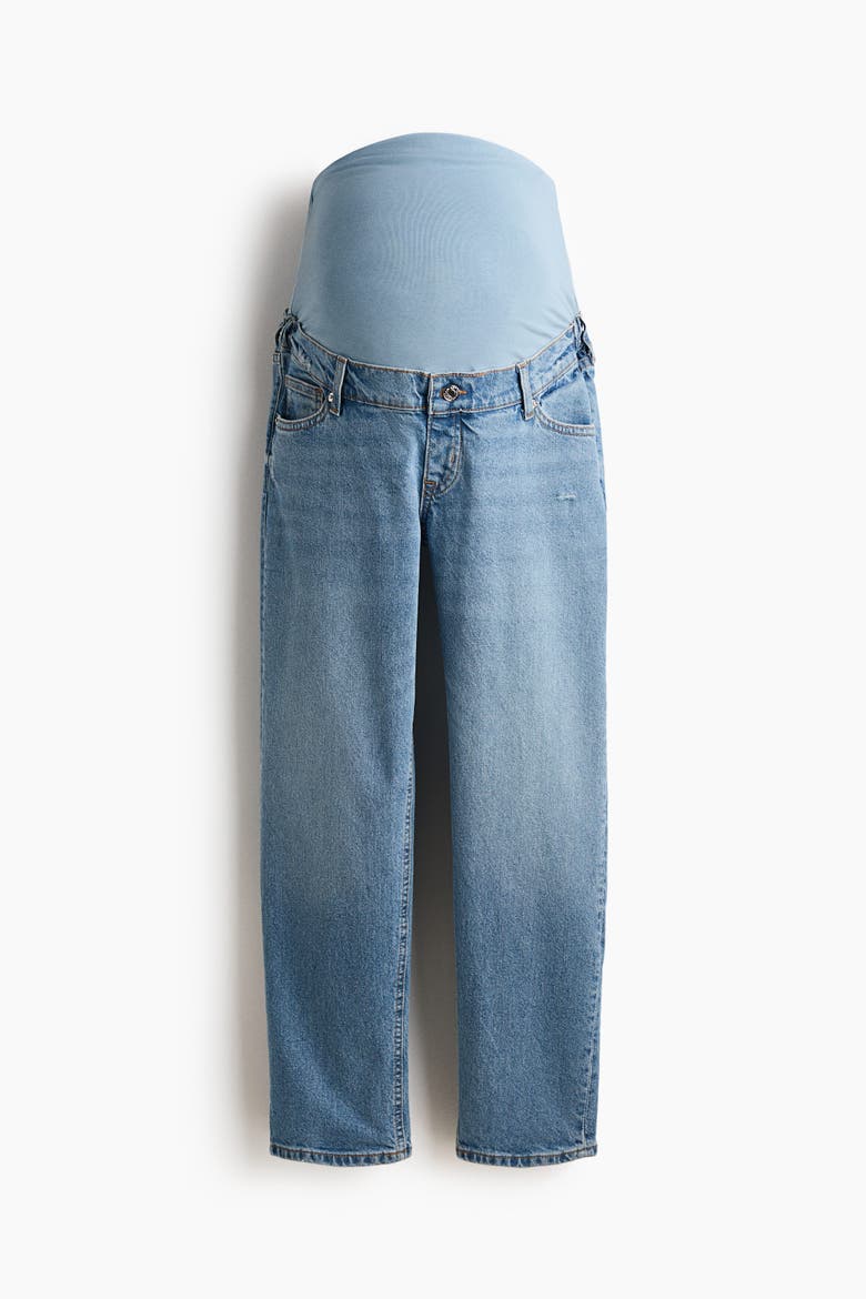 Mama Slim Mom Ankle Jeans, Alternate, color, Denim blue
