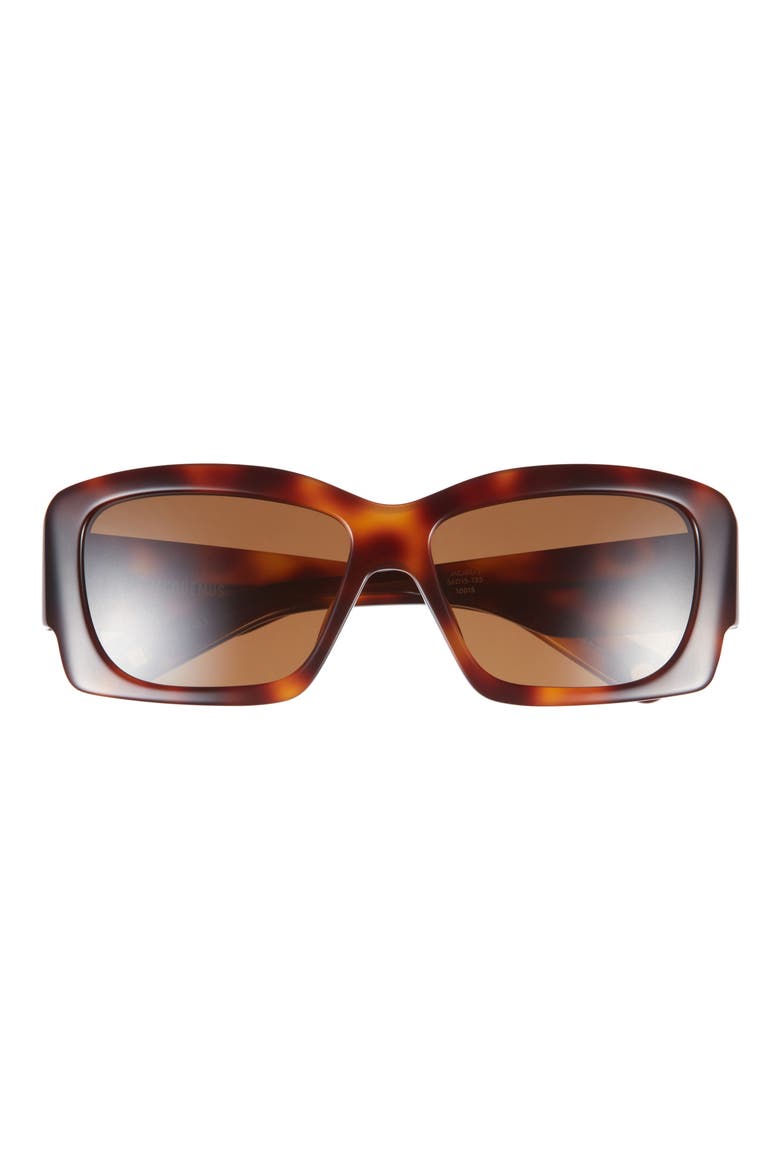 Cruise Square Sunglasses, Main, color, SILVER/ BROWN