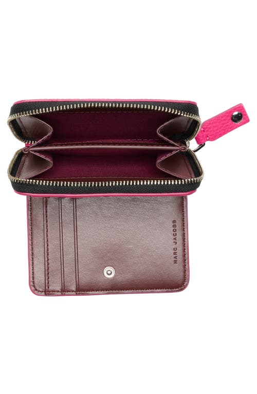 Marc Jacobs Mini Compact Zip Wallet In Pink