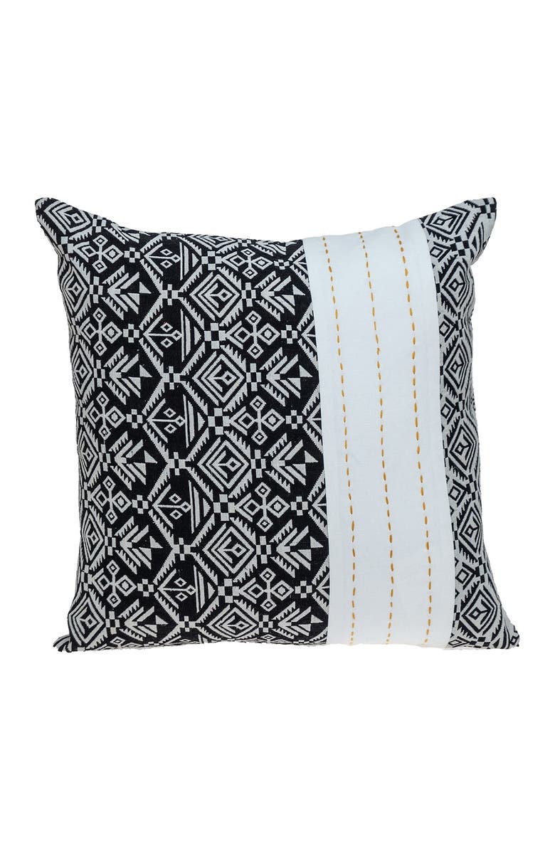 PARKLAND COLLECTION Kai Transitional White Throw Pillow, Main, color, White